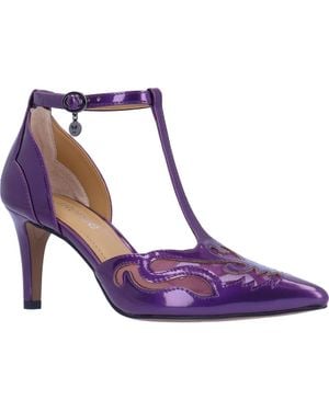 J. Reneé Lisha T-Strap Pump - Purple