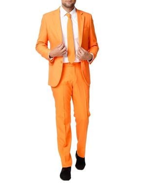 Opposuits The Slim Fit Two-Piece Suit & Tie Set - Orange