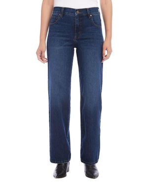 Karen Kane Wide Leg Jeans - Blue