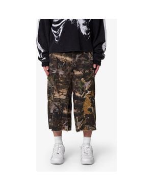 MNML Extralong Cargo Shorts - Black