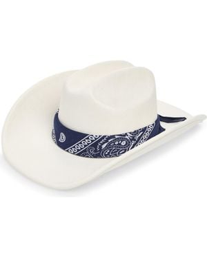 BP. Bandana Trim Cowboy Hat - Blue