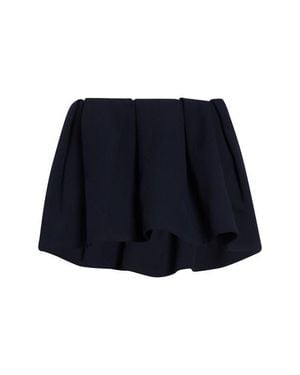 ShuShu/Tong Pleated Wool Miniskirt - Blue