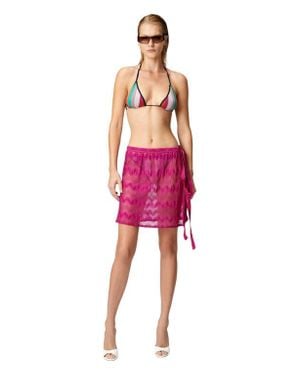 Missoni Wrap Cover-Up Miniskirt - Pink