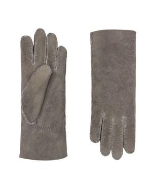 Agnelle Denise Shearling Glove - Gray