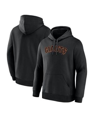 LOGO ATHLETIC San Francisco Giants Wordmark Hoodie - Black