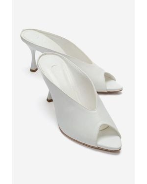 Prologue Shoes Pelina Stiletto Sandal - White