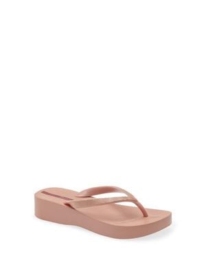 Ipanema Wedge Platform Flip Flop - Pink