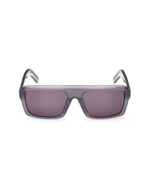 adidas 55Mm Square Sunglasses - Purple