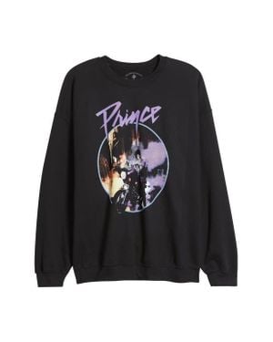 Merch Traffic Prince Rain Graphic Sweatshirt - Black