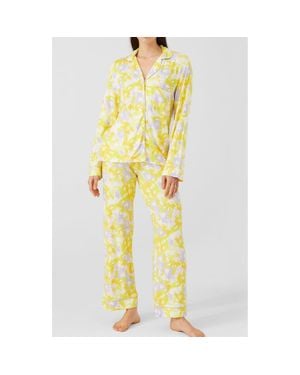 Alivia Sofia Print Pajamas - Yellow