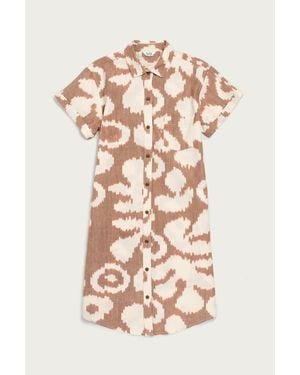 Bridge & Burn Loren Shirt Dress - Pink