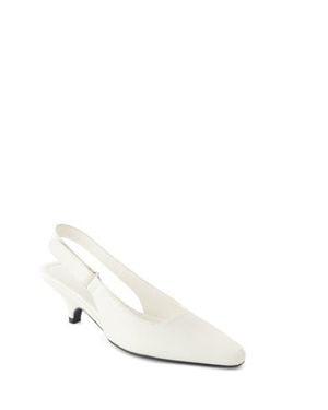 Therapy Australia Newark Pointed-Toe Slingback Heel - White