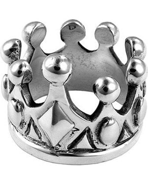 King Baby Studio Crown Ring - Metallic