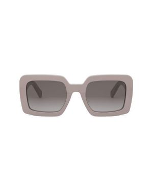 Celine Triomphe 56Mm Square Sunglasses - Gray