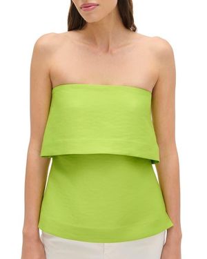ALIGNE Felix Popover Strapless Top - Green