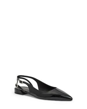 Bruno Magli Juliet Slingback Pointed Toe Flat - Black