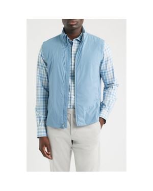 Johnnie-o Flex Zip Front Stretch Vest - Blue