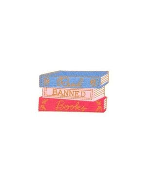 Jollity & Co Book Themed Stick On Patches - Red