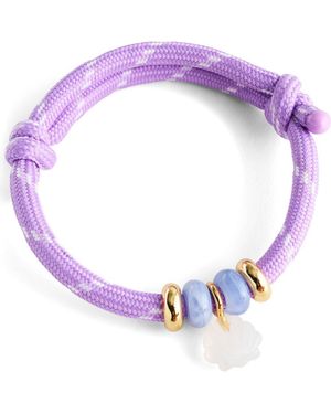 Madewell Paracord Charm Bracelet - Purple