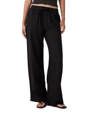 Cotton On Haven Wide Leg Pant - Black
