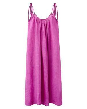 Mango Ramie Nightgown - Purple
