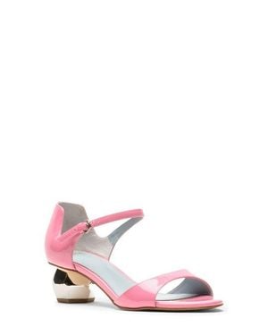 Frances Valentine Bella Ankle Strap Sandal - Pink