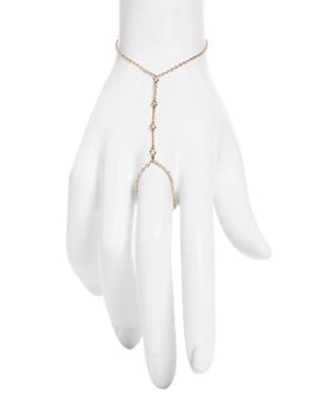 Nashelle Luna Hand Chain - White