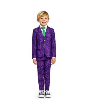 Opposuits Kids' The Joker 3-Piece Suit With Tie - Purple