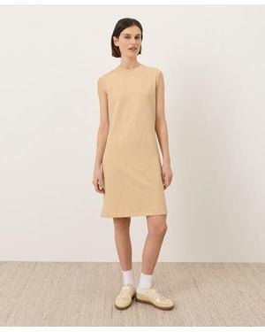 Pact Organic Cotton Soft-Slub Essential Easy Muscle Tee Dress - Natural
