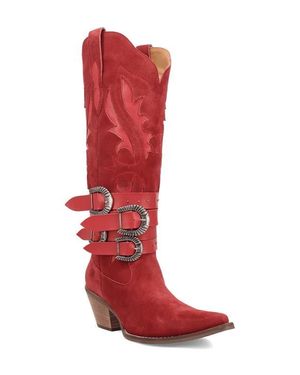 Dingo Buck Wild Knee High Western Boot - Red