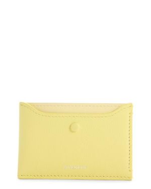 Givenchy Day Grained Leather Card Case - Yellow