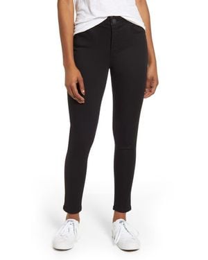 Wit & Wisdom Sophie High Waist Ankle Skinny Jeans - Black