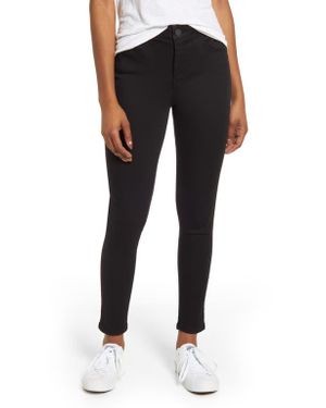 Wit & Wisdom Sophie High Waist Ankle Skinny Jeans - Black
