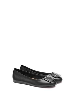 Johnston & Murphy Claire Ornamental Flat - Black