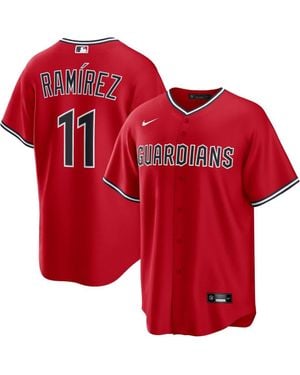 Nike José Ramírez Cleveland Guardians Alternate 2 Replica Jersey - Red