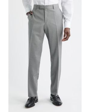 BOSS George Flat Front Wool Suit Pants in Blue for Men | Lyst BOSS George Flat Front Wool Suit Pants in Blue for Men | Lyst