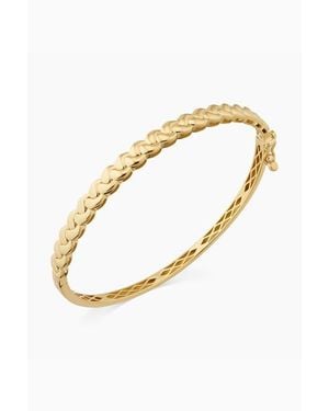 Oradina 14K Harmony Bangle - White