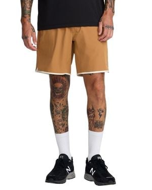 RVCA Yogger Stretch Contrast Shorts - Black