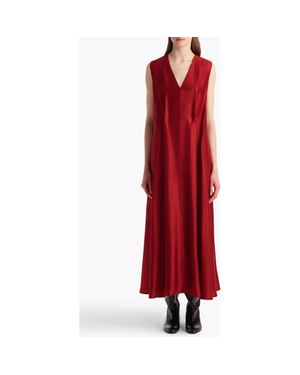 KHAITE Syd Tank Dress - Red