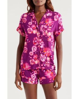 Alivia Jenna Shorts Pajamas - Red
