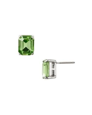 Kurt Geiger Small Stone Stud Earrings - Green