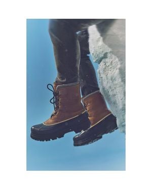 Sorel Caribou Horizon Gtx Genuine Shearling Waterproof Boot - Blue
