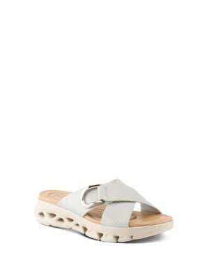 Flexus by Spring Step Gaige Slide Sandal - White