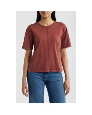 City Blues Acid Wash T-Shirt - Red