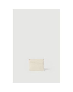 Brunello Cucinelli Fine Grain Calfskin Card Holder - White