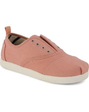 TOMS Kids' Cordones Plus Slip-On Sneaker - Pink