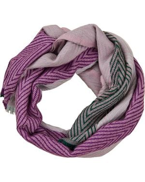 feel good Artisan Woven Hayden 100% Recycled Acrylic Oversized Wrap Winter Scarf - Purple