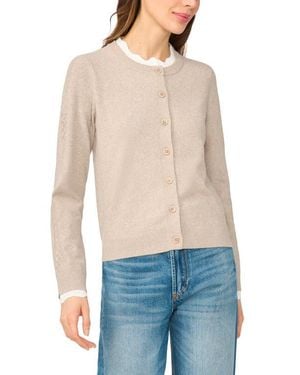 Cece Crewneck Cardigan - Blue