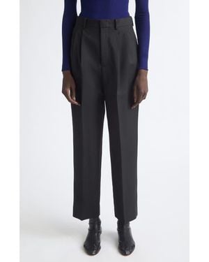 Jil Sander Relaxed Straight Leg Pants - Black