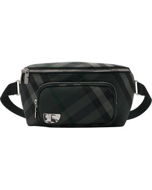 Burberry Grid Belt Bag - Black